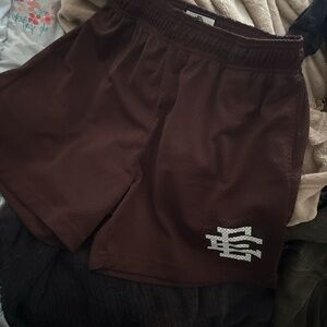 Eric Emanuel Dark Brown Athletic Shorts